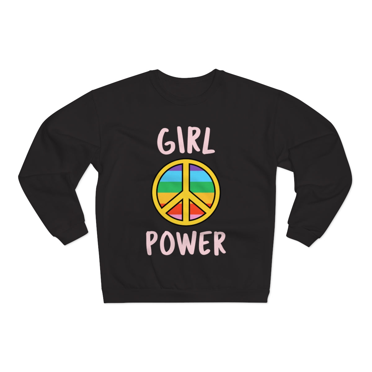 Sexy Hippie Sweatshirt - Girl Power & Peace