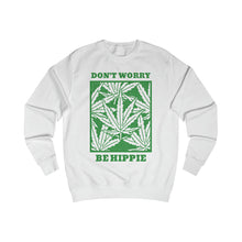 Lade das Bild in den Galerie-Viewer, Sexy Hippie Sweatshirt - Don't Worry Be Hippie (Hanf Edition)