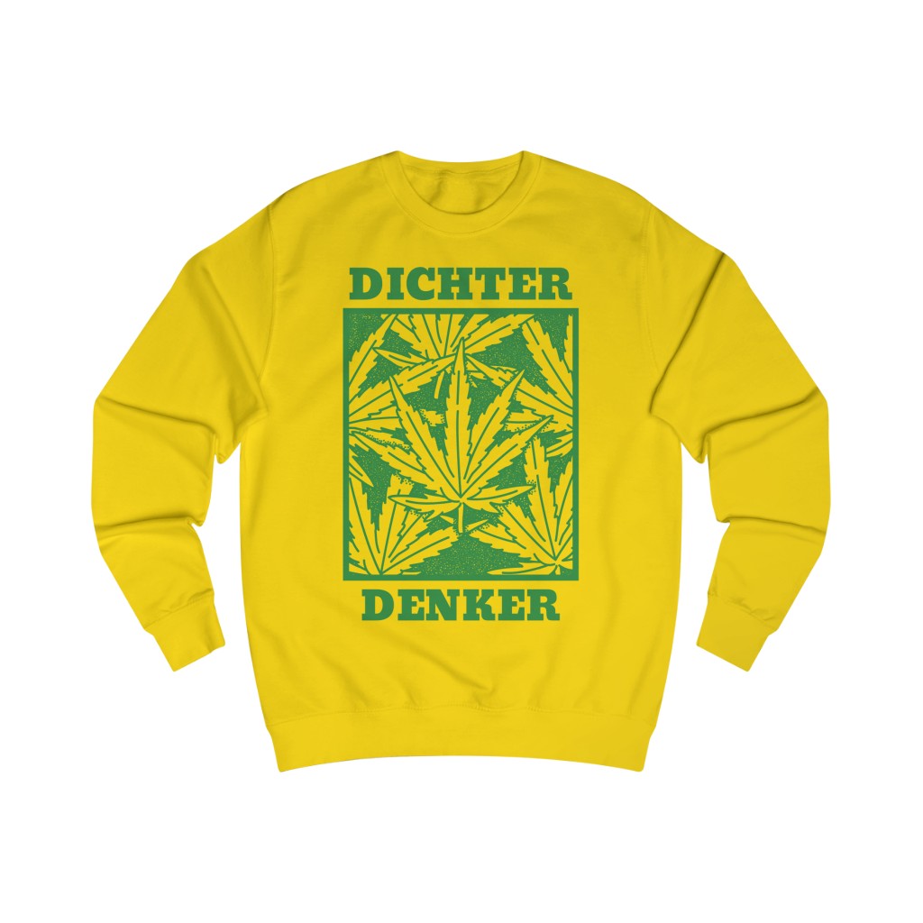 Sexy Hippie Sweatshirt - Stoned Thinker (Hemp Edition)
